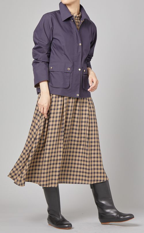 パッチポケットショートブルゾン