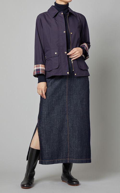 パッチポケットショートブルゾン