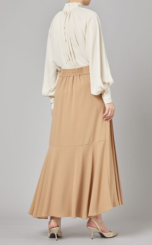 パール付プリーツスカート