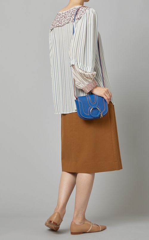 パイピングレザーミニショルダーバッグ