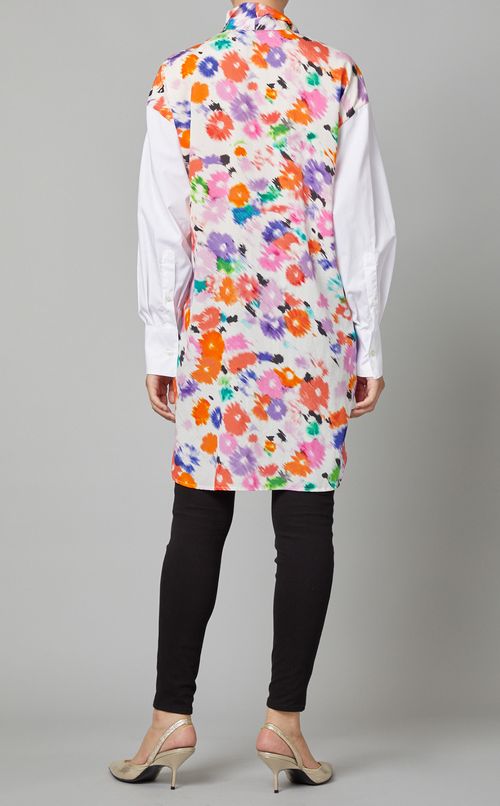 バックプリントボウタイワンピース