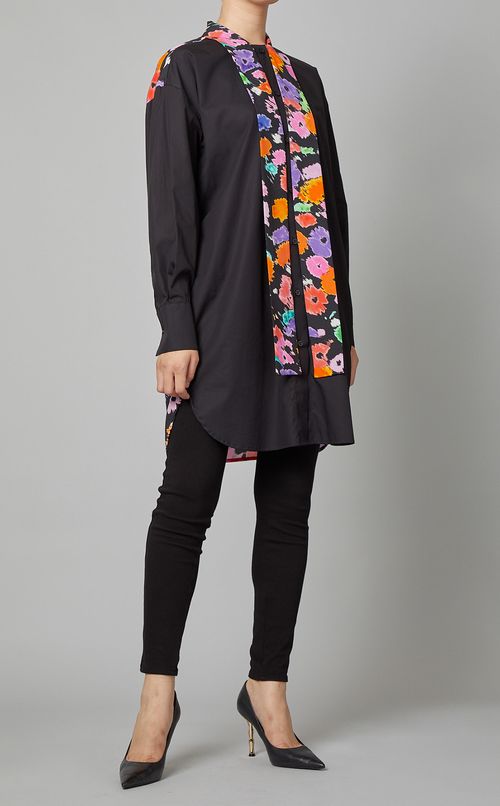 バックプリントボウタイワンピース