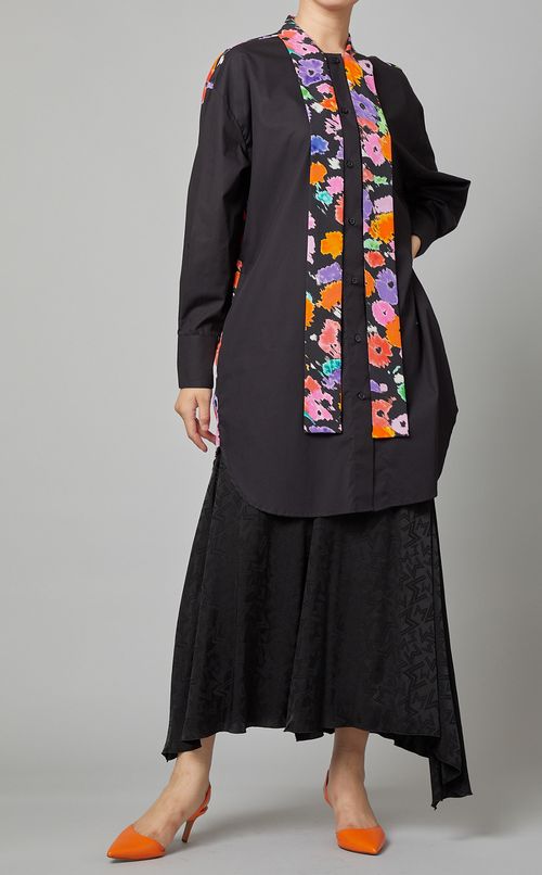 ジャガードフレアスカート