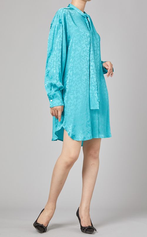 ジャガードボウタイワンピース