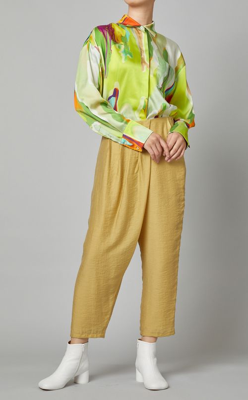 マルチプリントロングシャツ