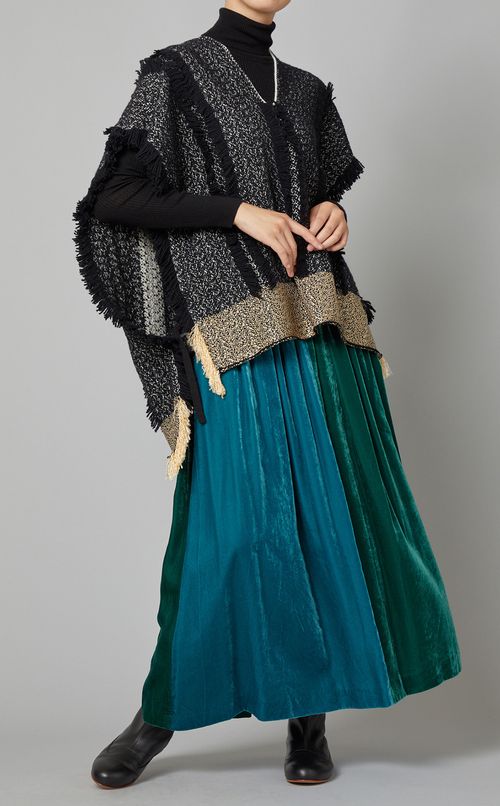 カットジャガードニットベスト