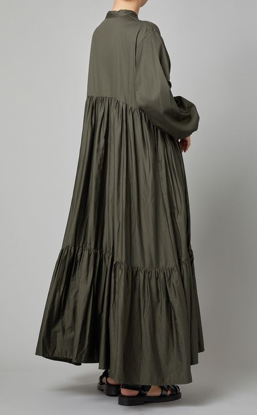 コットンティアードワンピース