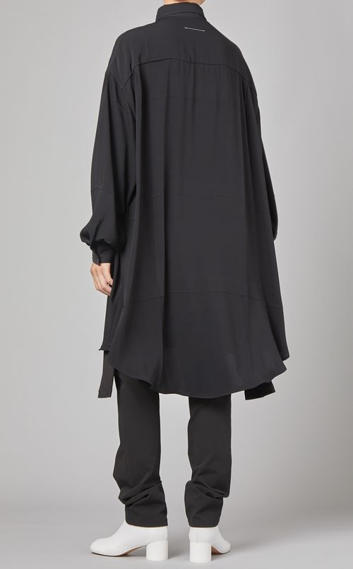 ジョーゼットロングシャツ