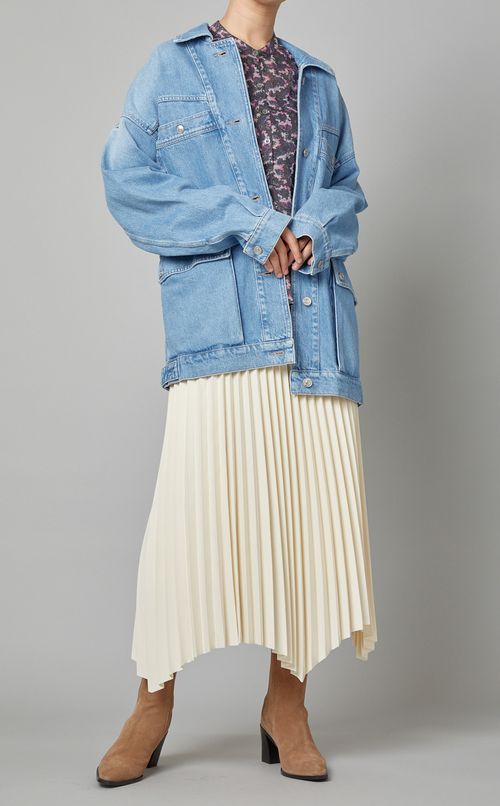 フロントポケットデニムジャケット