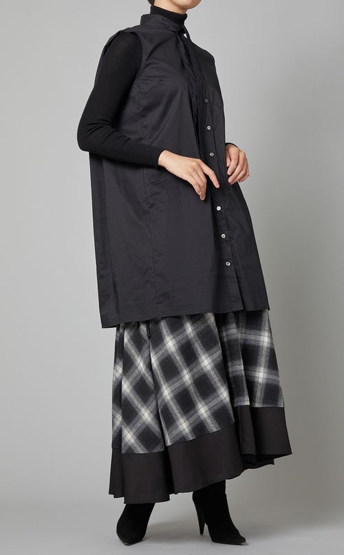 ボウタイロングシャツ