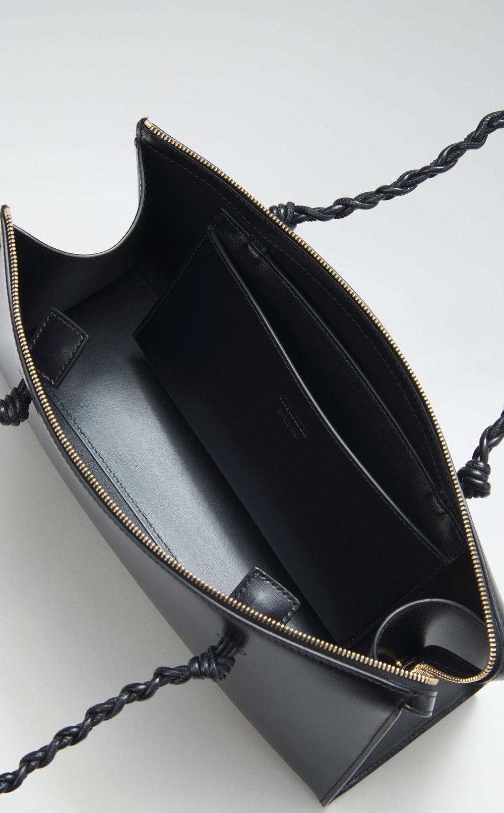TANGLE TENTレザーハンドバッグ