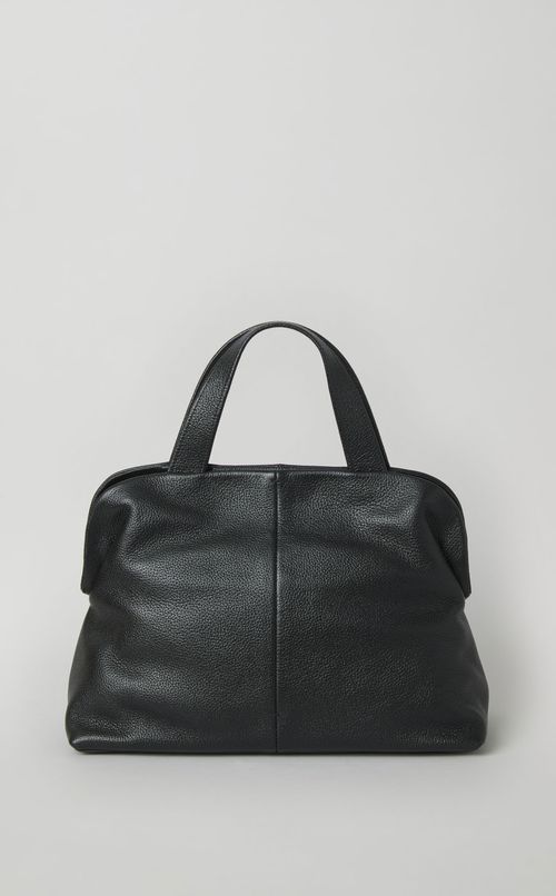 PAVEレザーハンドバッグ