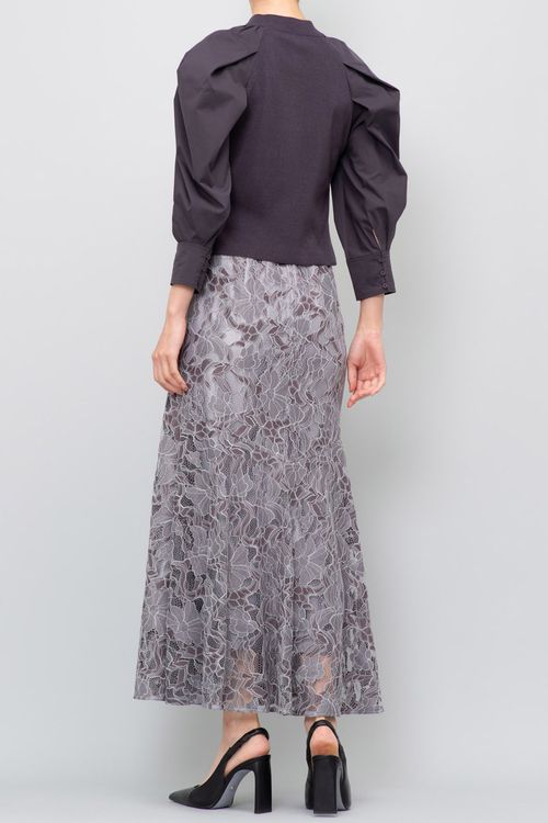 タックスリーブニットカーディガン