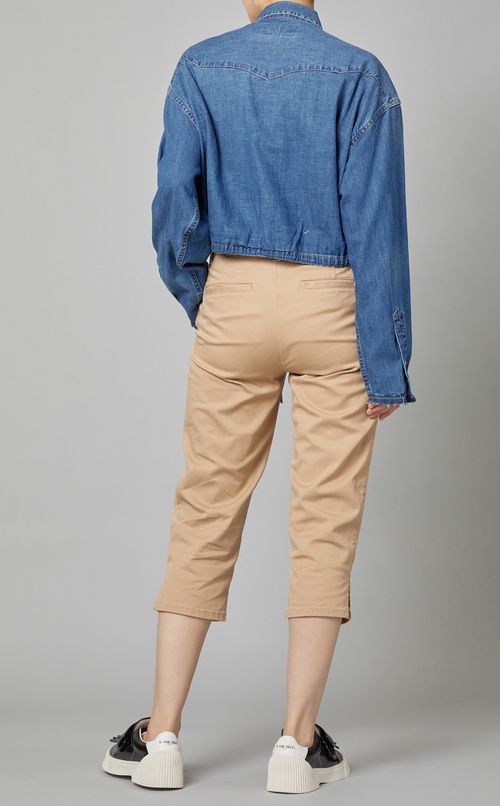 デニムショートシャツ