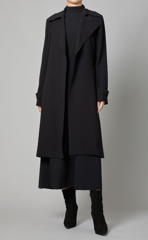 二重織りミディアムコート