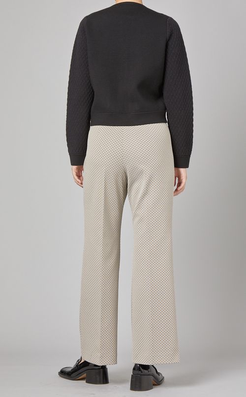 パールボタンコンビカーディガン