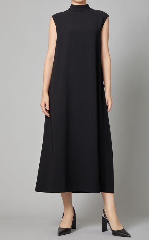 モックネックワンピース