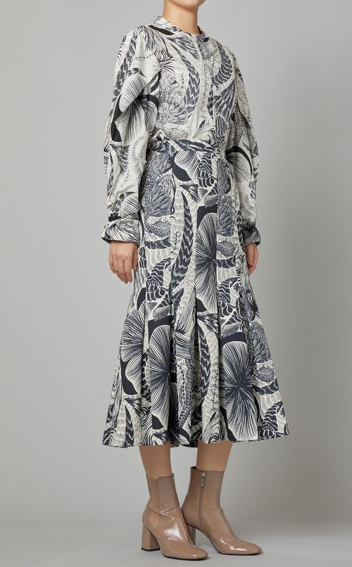 プリントフレアスカート