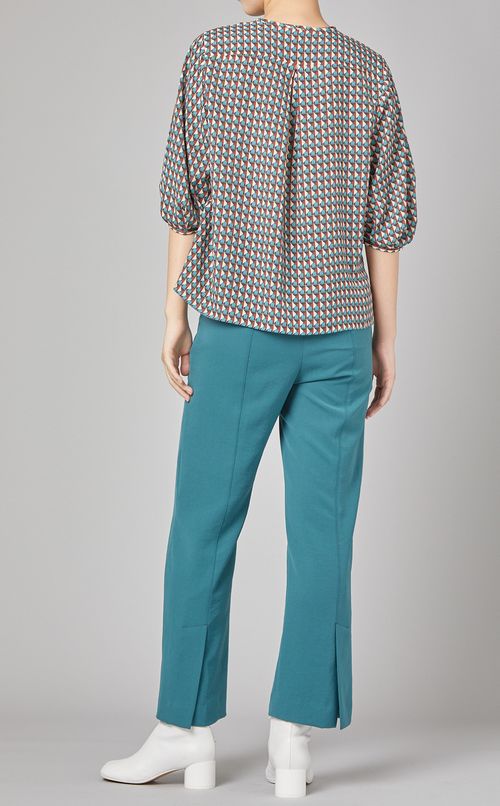 ジオメトリックスキッパーシャツ