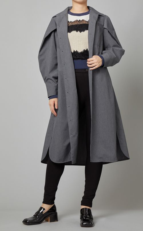 レースコンビニットプルオーバー