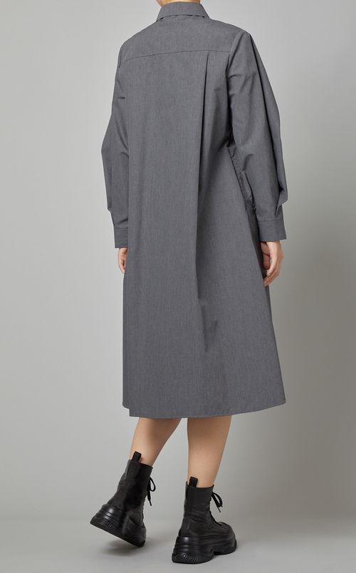 タックスリーブシャツワンピース