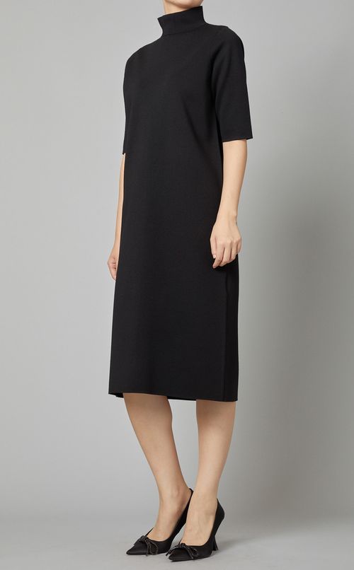 バックパールコンビワンピース