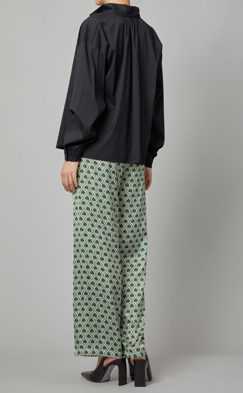 ブロードボウタイブラウス