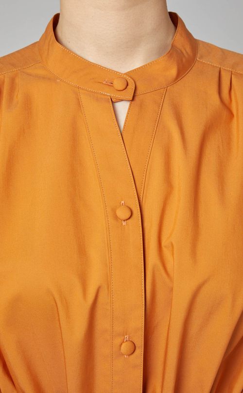 コットンギャザーワンピース