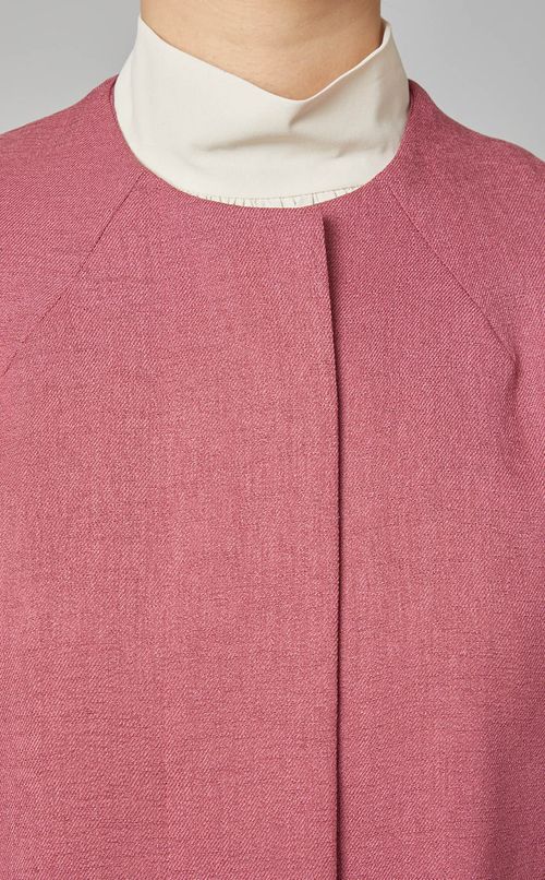 カフスレースノーカラージャケット