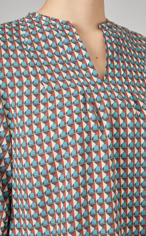 ジオメトリックスキッパーシャツ