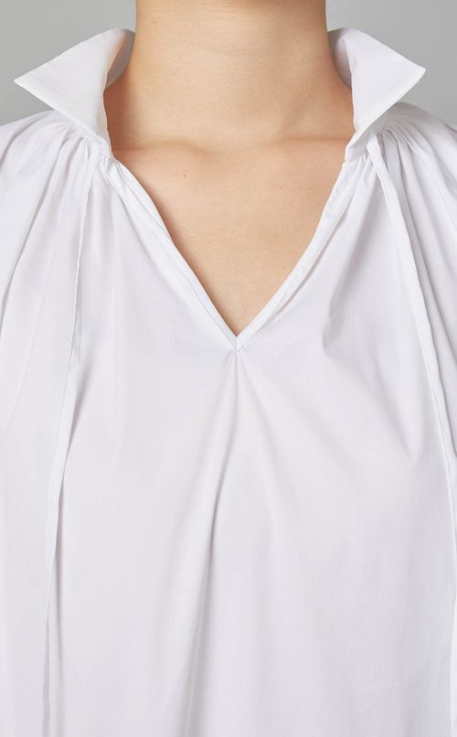 ブロードボウタイブラウス