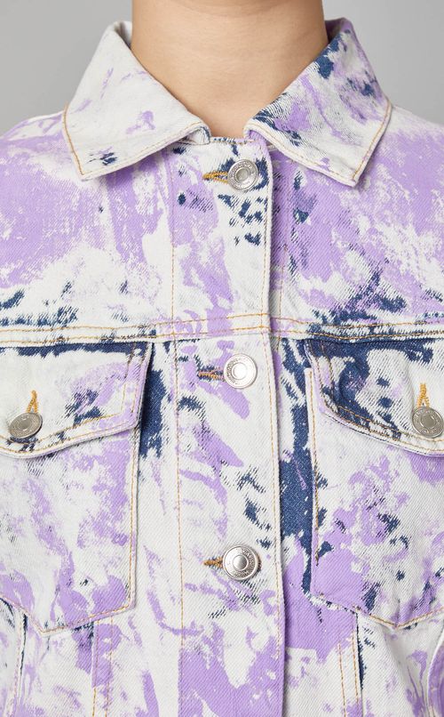 ペイントデニムジャケット