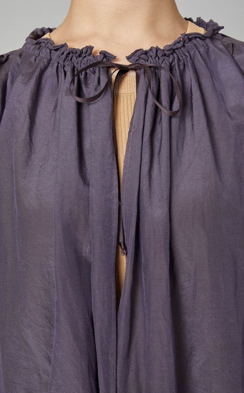 コットンシルクカシュクールブラウス