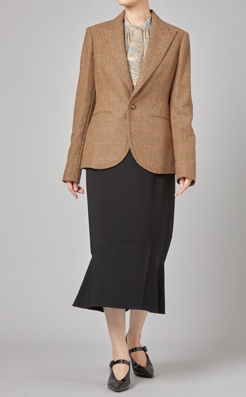 ペイズリー柄ブラウス