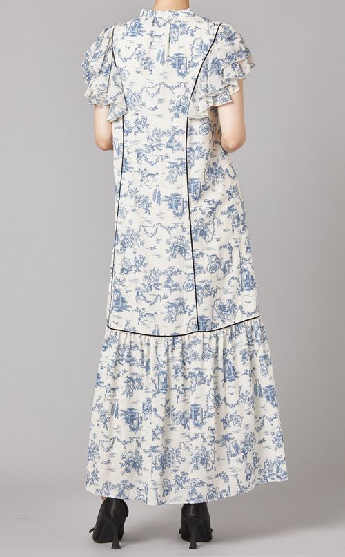 トワルドジュイプリントワンピース