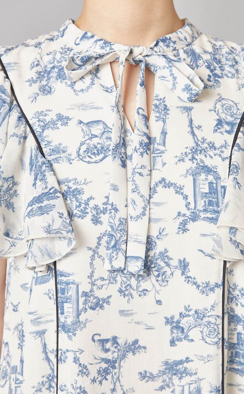 トワルドジュイプリントワンピース