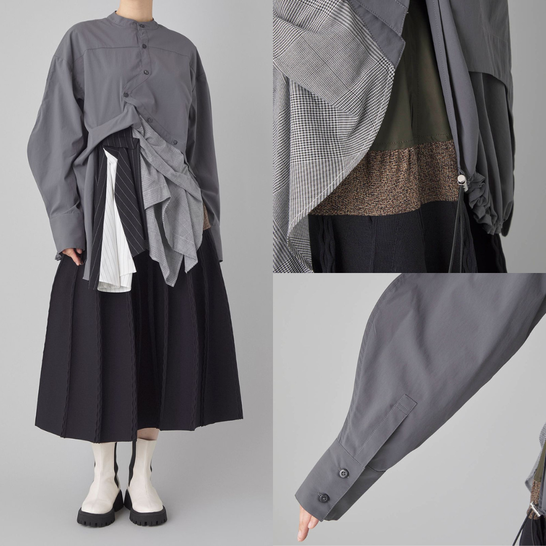 アンスリード切り替えシャツ