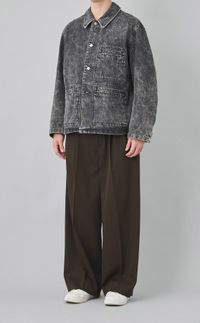 ドビーベルテッドワイドパンツ