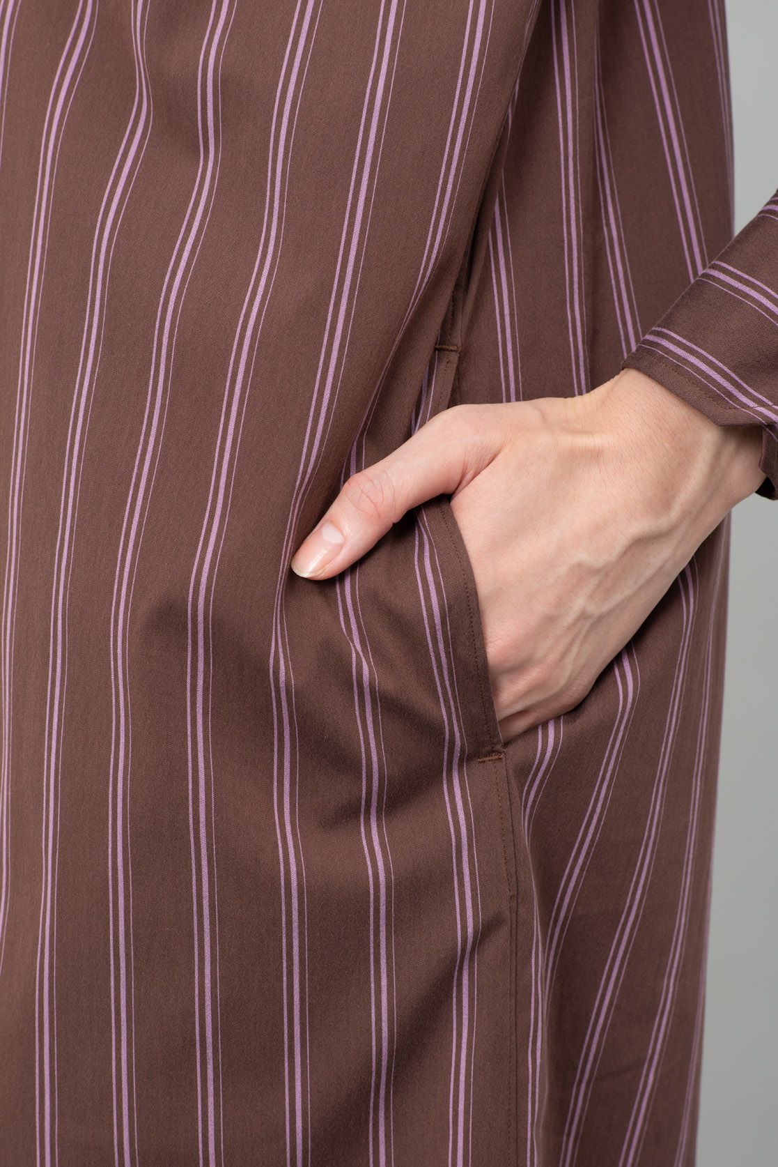 TICCA｜ストライプシャツワンピース