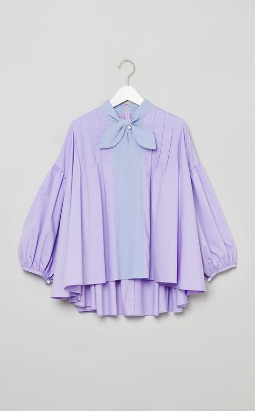 リボンテイルギャザーブラウス
