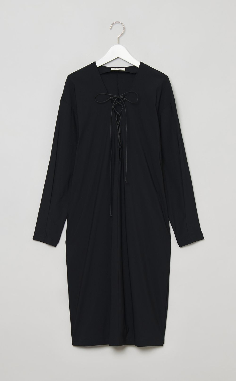 レースアップコクーンワンピース