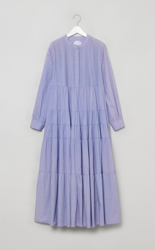 コットンピンタックマキシワンピース