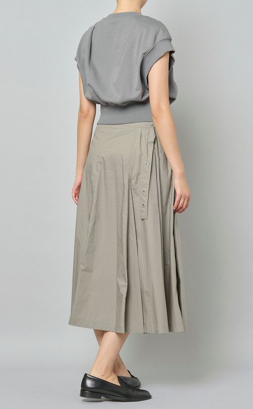 ノースリーブスウェットコンボワンピース