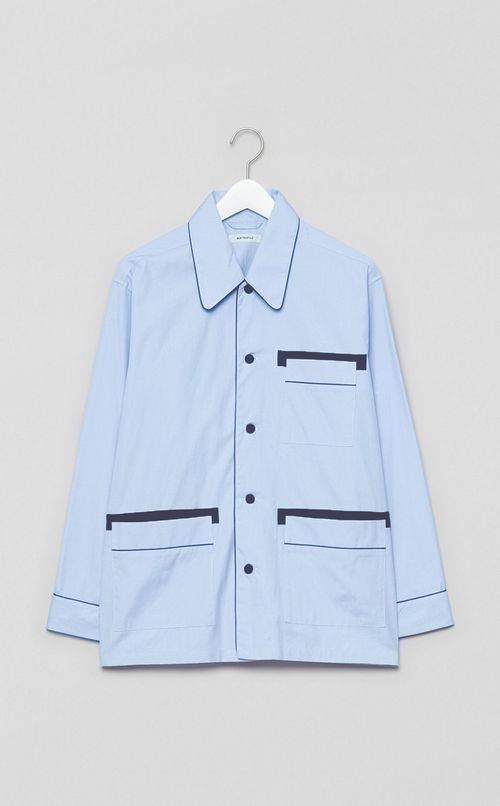 パイピングシャツジャケット