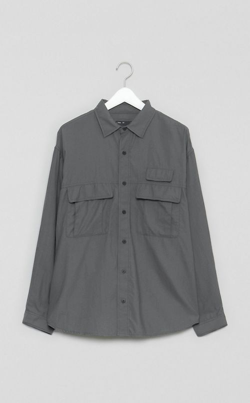 クリスプタッサーポケットシャツ