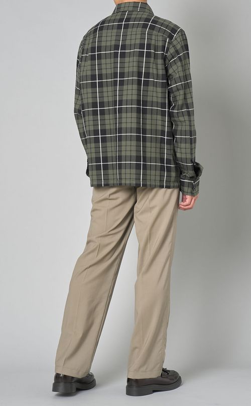 チェックオーバーシャツ