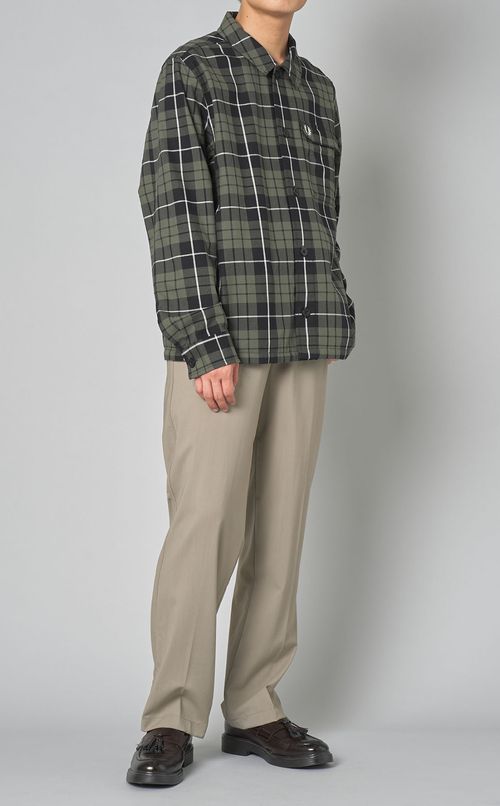 ウールノータックパンツ