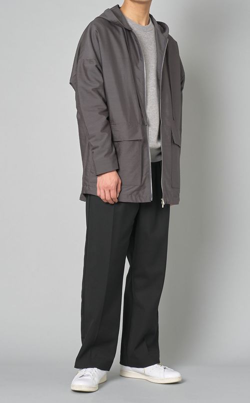 カラーブロッククルーネックニット