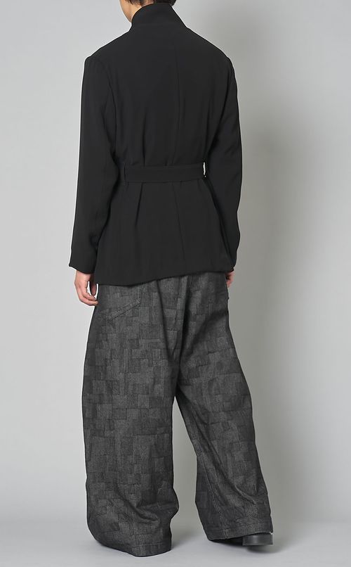 スタンドアップショールカラージャケット