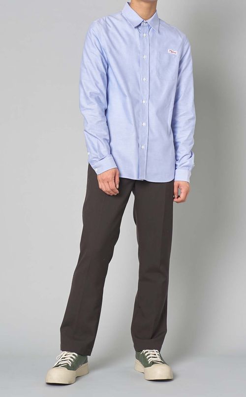 パッチロゴオックスフォードシャツ